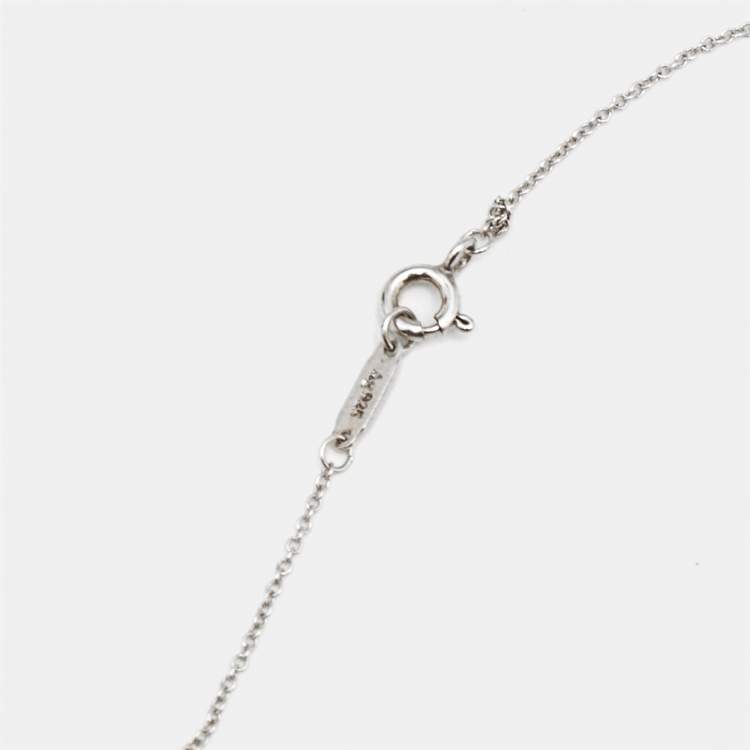 Pre Owned Tiffany & Co. Return To Tiffany Key Sterling Silver Pendant Necklace