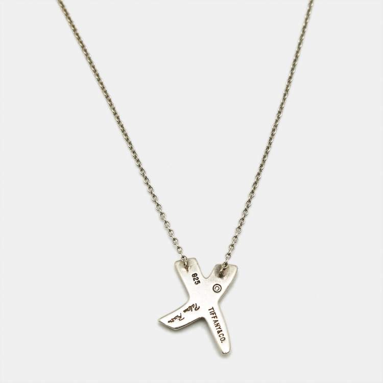 Pre Owned Tiffany & Co. Paloma's Graffiti X Sterling Silver Pendant
