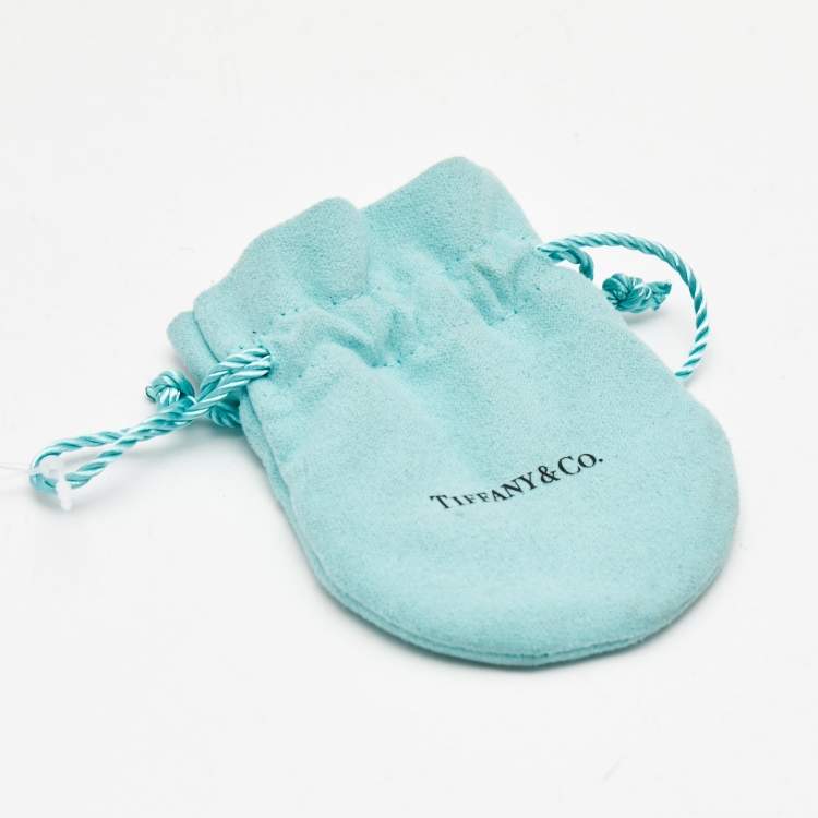Pre Owned Tiffany & Co. Horse Shoe Sterling Silver Charm Key Ring 