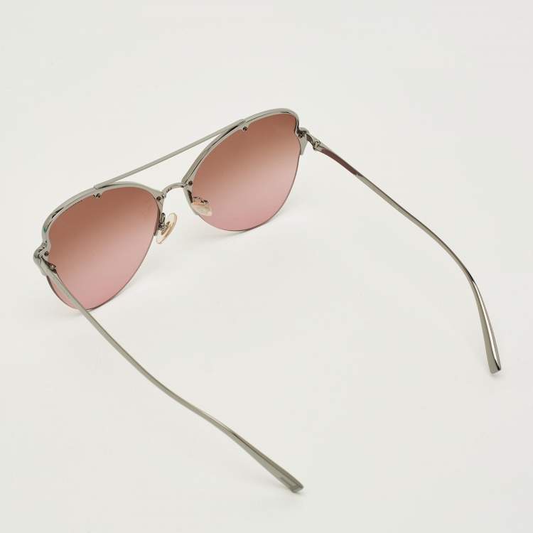 Pre Owned Tiffany & Co. Brown/Pink Gradient TF 3063 Butterfly Sunglasses