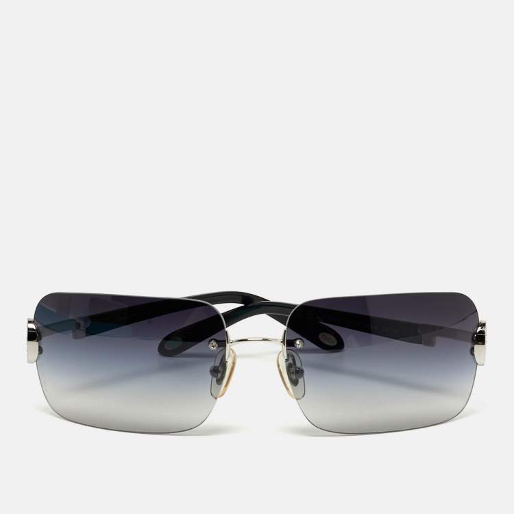 Pre Owned Tiffany & Co. Blue Gradient TF3024 B Rectangle Sunglasses