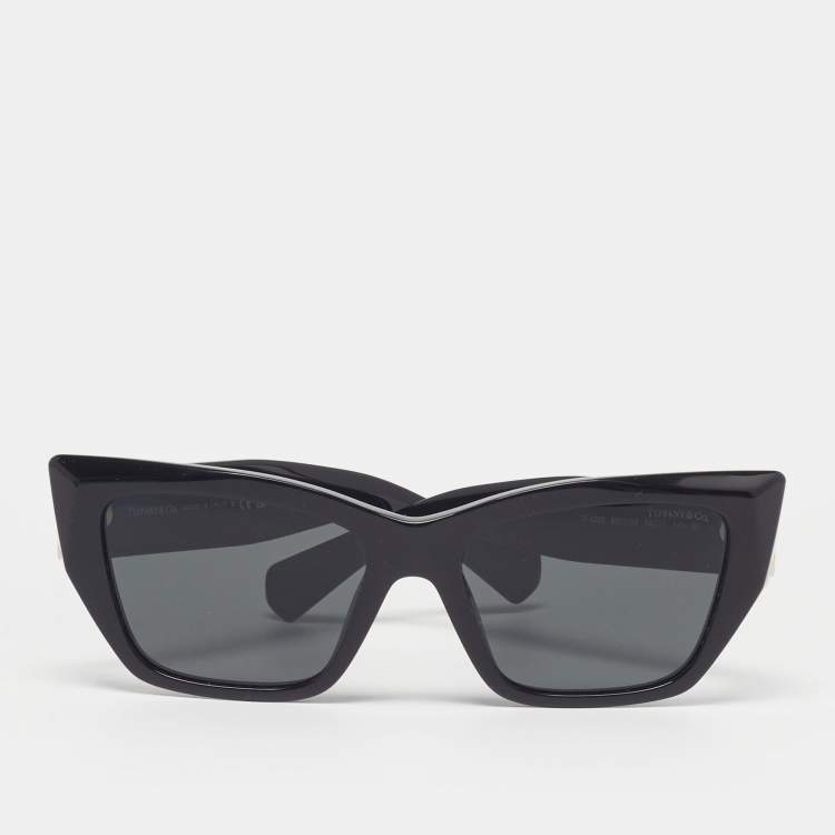Pre Owned Tiffany & Co. Black TF 4230 Cat Eye Sunglasses