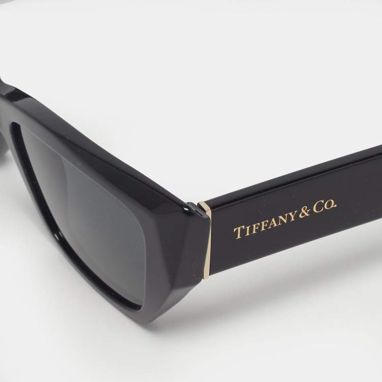 Pre Owned Tiffany & Co. Black TF 4230 Cat Eye Sunglasses