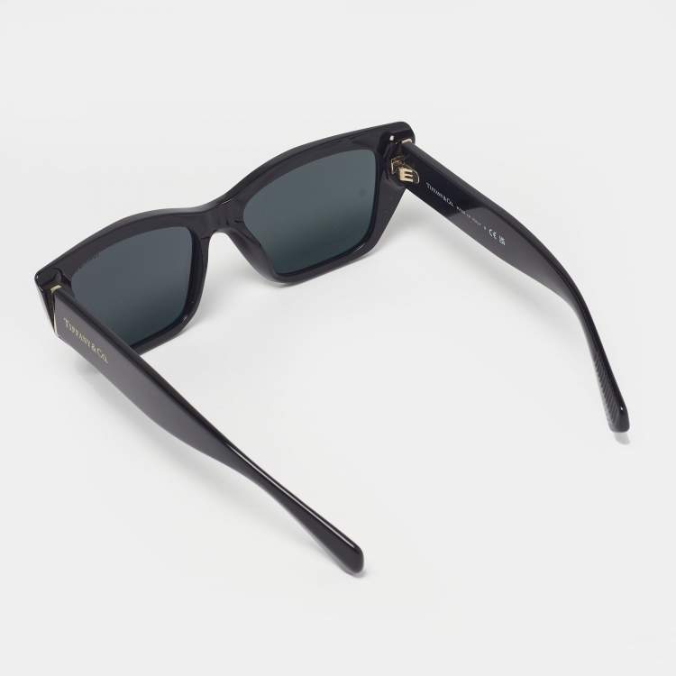 Pre Owned Tiffany & Co. Black TF 4230 Cat Eye Sunglasses