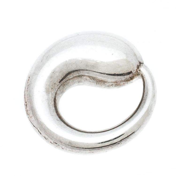Pre Owned Tiffany & Co Elsa Peretti Eternal Circle Silver Pendant 