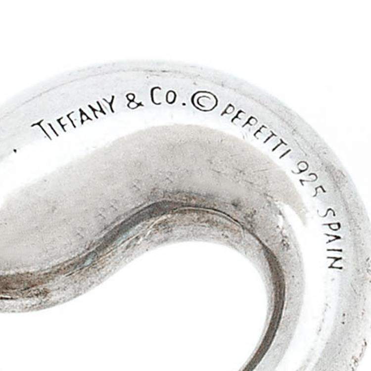 Pre Owned Tiffany & Co Elsa Peretti Eternal Circle Silver Pendant 
