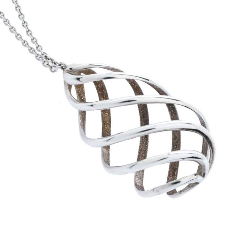 Pre Owned Tiffany & Co. Venezia Luce Silver Pendant Necklace