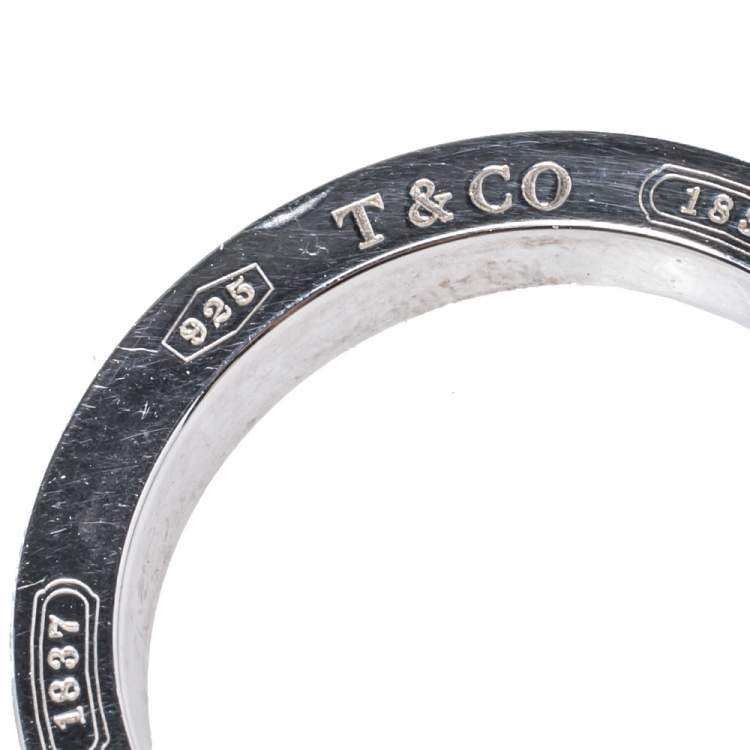 Pre Owned Tiffany & Co. Tiffany 1837 Circle Silver Pendant Necklace