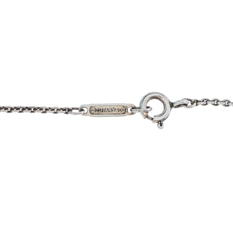 مملوكة مسبقًا Tiffany & Co. Return To Tiffany Heart Tag Silver Extra Large Pendant Necklace