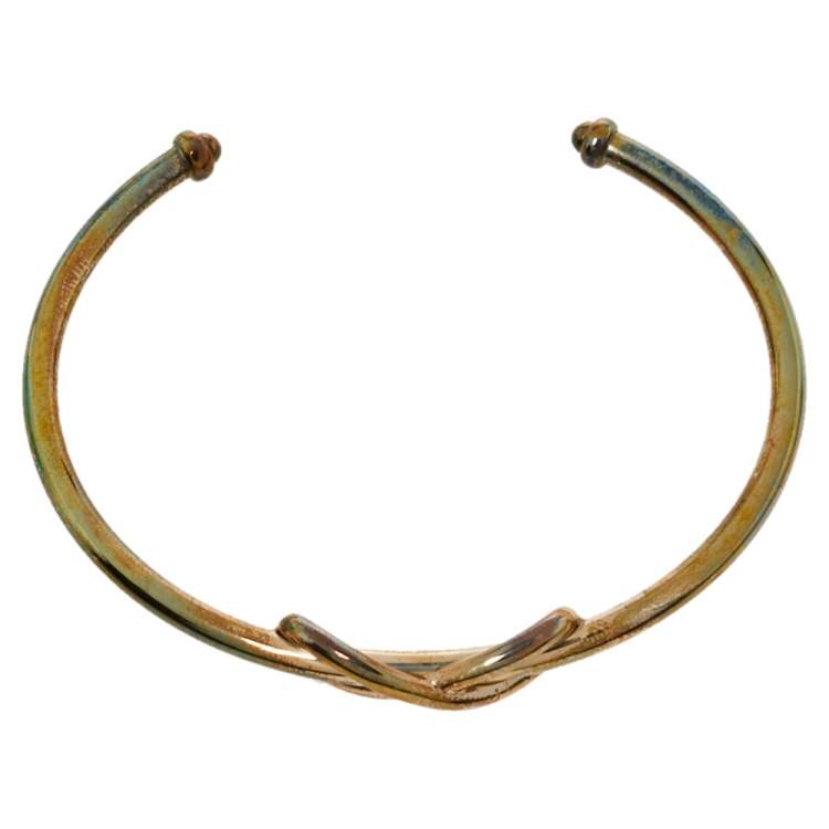 مملوكة مسبقًا Tiffany & Co. Infinity Sterling Silver Open Cuff Bracelet