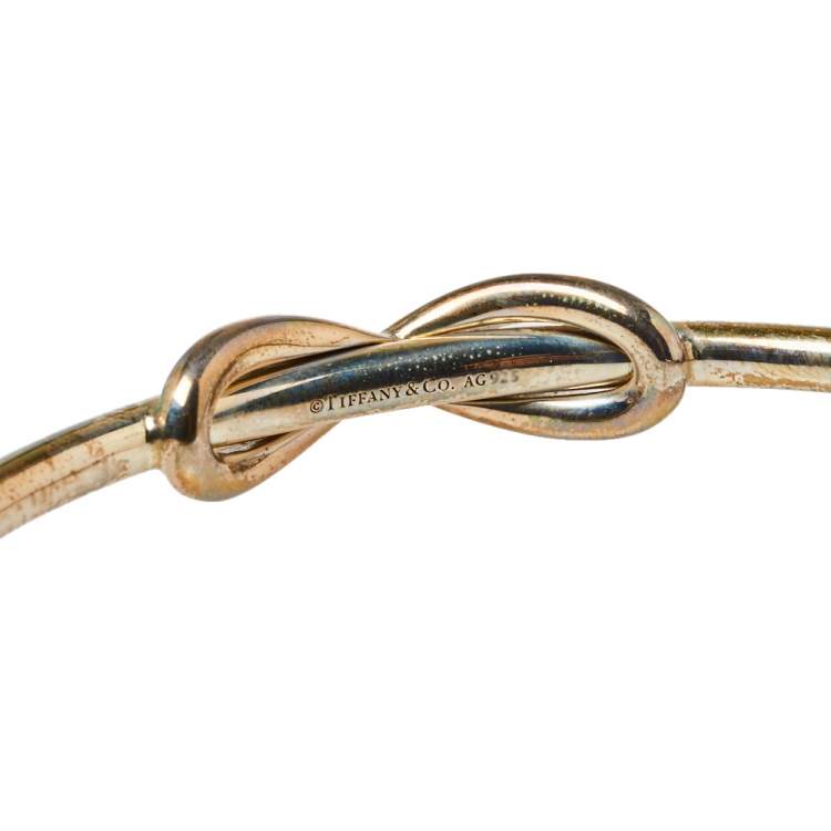 مملوكة مسبقًا Tiffany & Co. Infinity Sterling Silver Open Cuff Bracelet