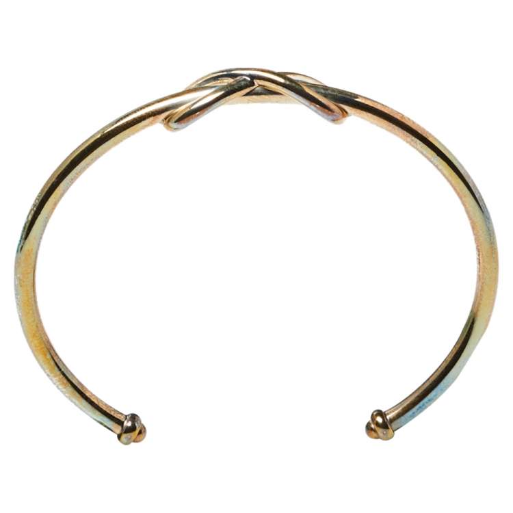 مملوكة مسبقًا Tiffany & Co. Infinity Sterling Silver Open Cuff Bracelet