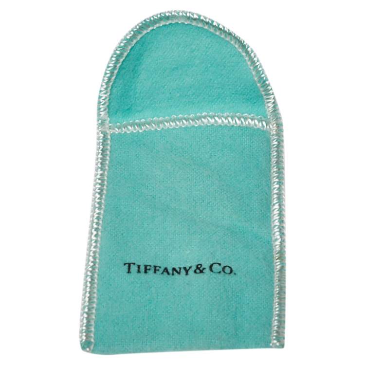 Pre Owned Tiffany & Co. Sterling Silver Mini Triple Key Pendant Necklace