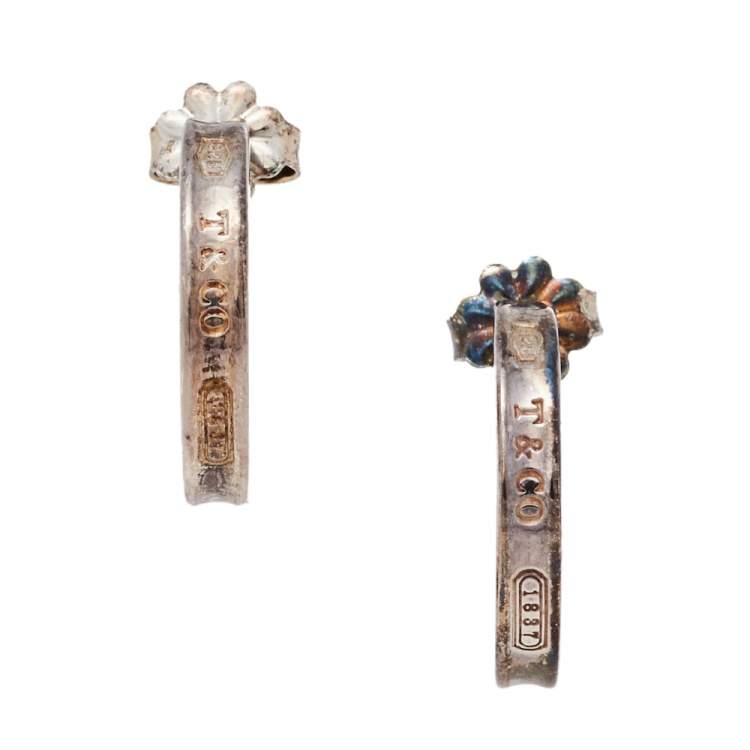 Pre Owned Tiffany & Co. Sterling Silver Hoop earrings