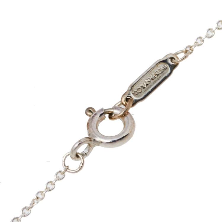 Pre Owned Tiffany & Co. 1837 Sterling silver Interlocking Circles Pendant 