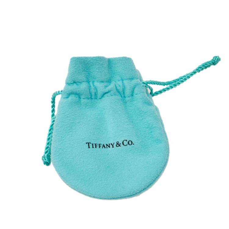 Pre Owned Tiffany & Co. Sterling Silver Lexicon Bag Charm Pendant 