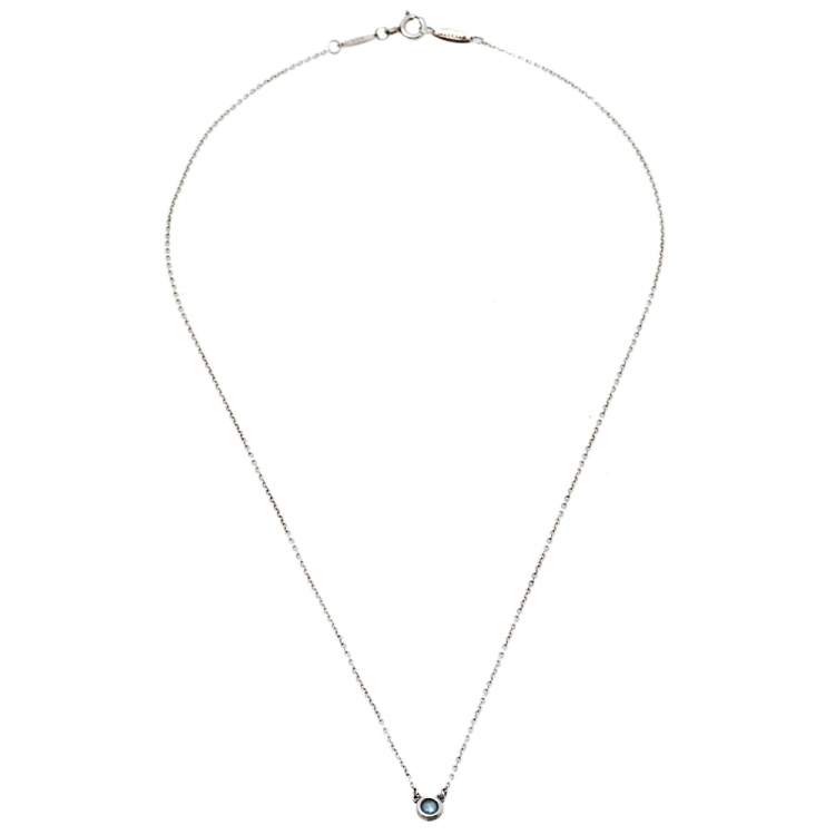 Pre Owned Tiffany & Co. Elsa Peretti Color by the Yard Pendant Necklace