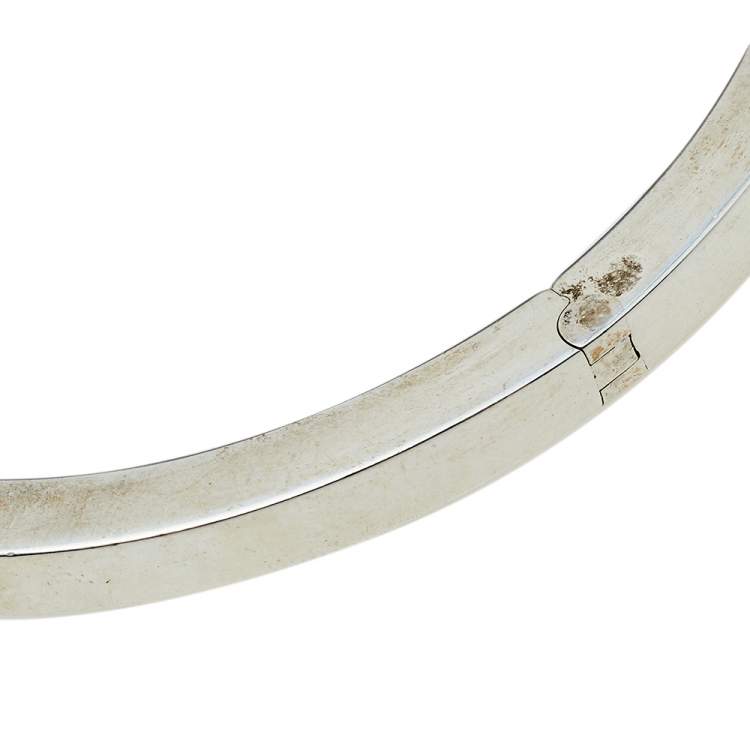 Pre Owned Tiffany & Co. T Square Sterling Silver Bracelet