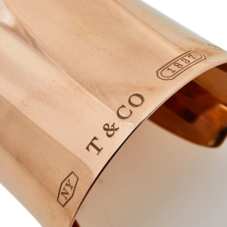 Pre Owned Tiffany & Co. Rubedo Ultra Wide Open Cuff Bracelet