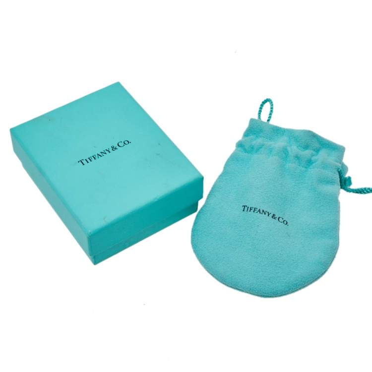 Pre Owned Tiffany & Co. Return To Tiffany Heart Tag Silver Chain Link Toggle Bracelet