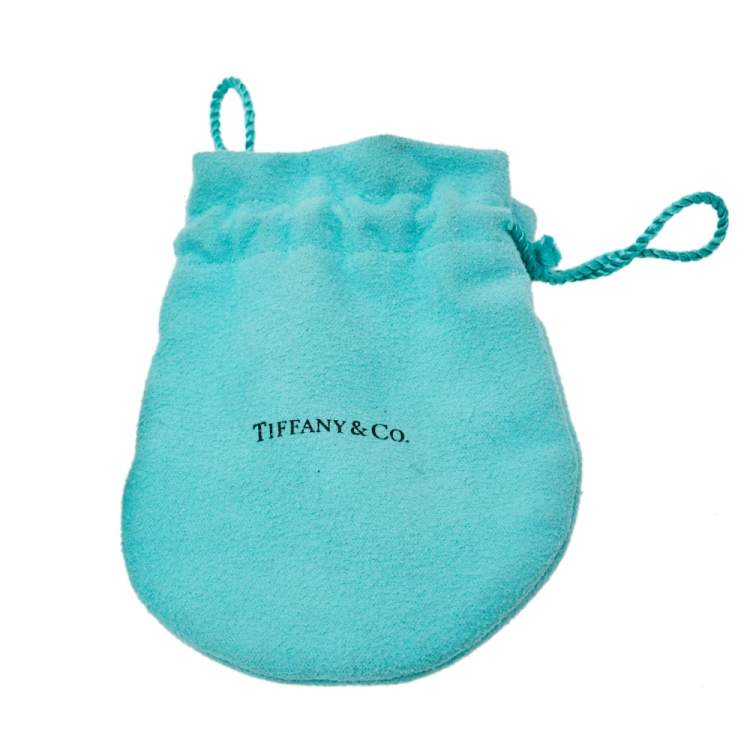 Pre Owned Tiffany & Co. Return to Tiffany Mini Double Heart Tag Silver Pendant Necklace