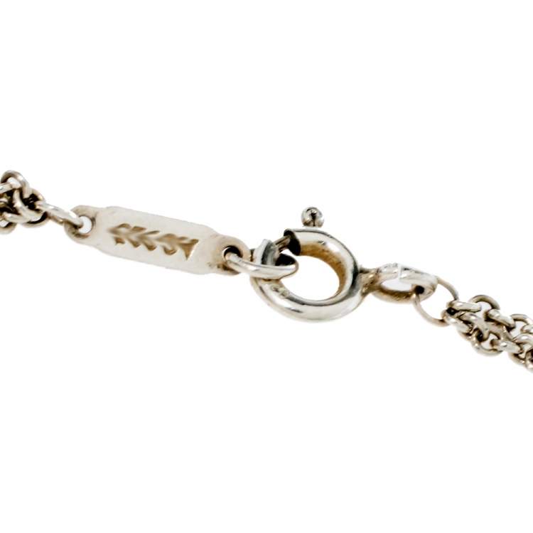 Pre Owned Tiffany & Co. Sterling Silver Infinity Bracelet