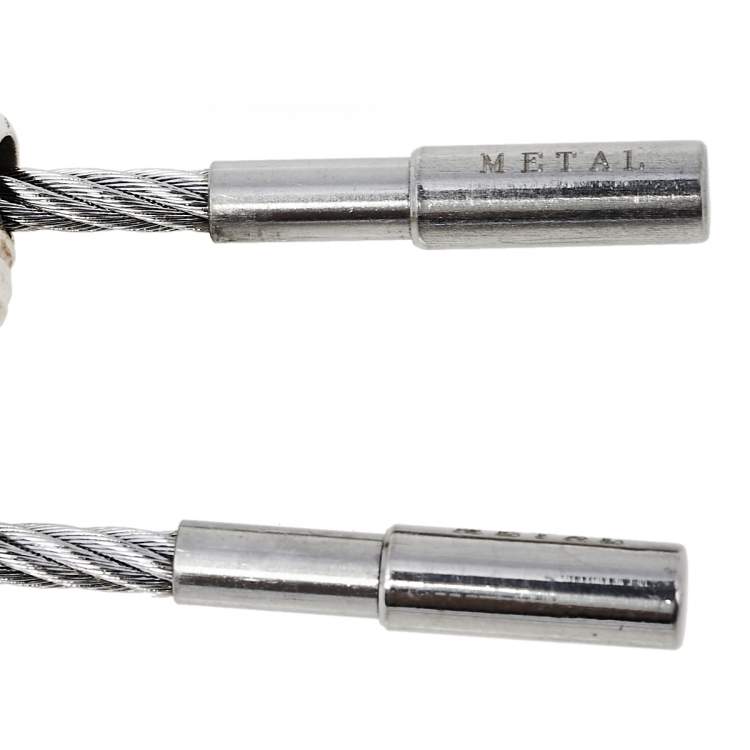 Pre Owned Tiffany & Co. Silver Roman 925 Sterling Atlas Numeral Key Ring
