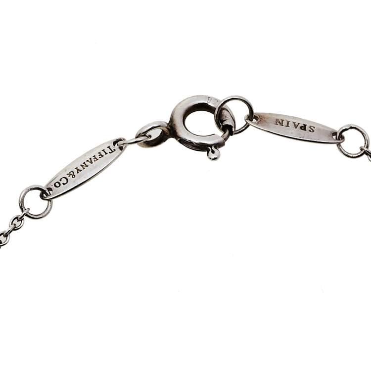 Pre Owned Tiffany & Co. Elsa Peretti Color By The Yard Sterling Silver Bracelet