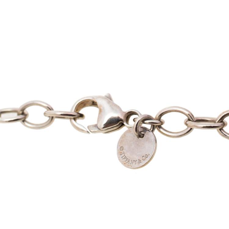 Pre Owned Tiffany & Co. Infinity Sterling Silver Pendant Necklace 