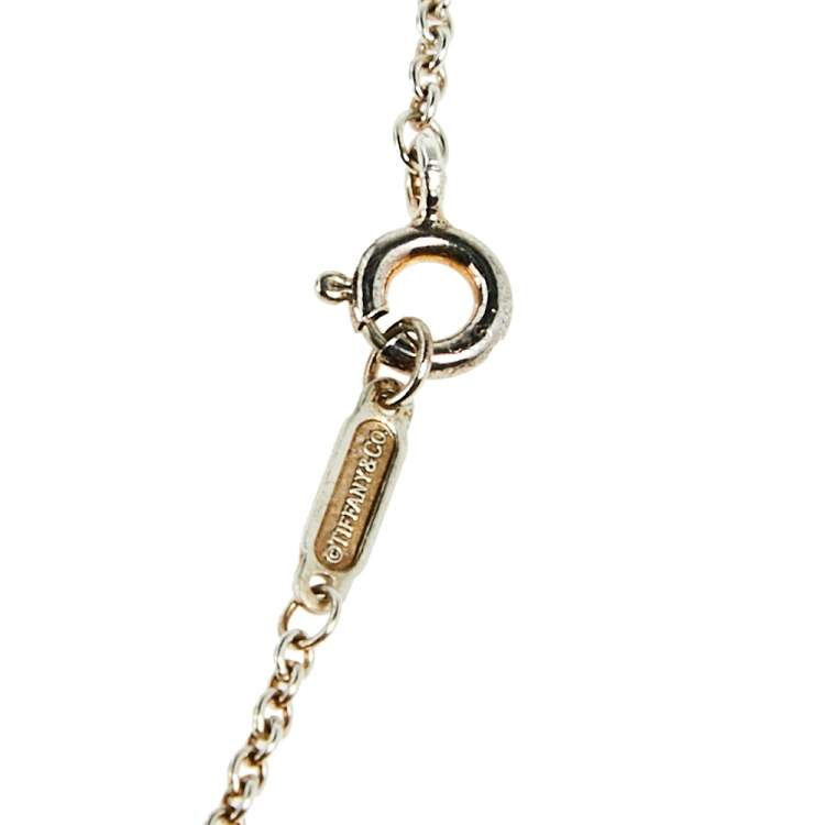 Pre Owned Tiffany & Co. Atlas Pierced Sterling Silver Bracelet 