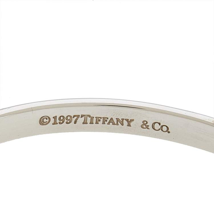 Pre Owned Tiffany & Co. 1837 Silver Bangle Bracelet