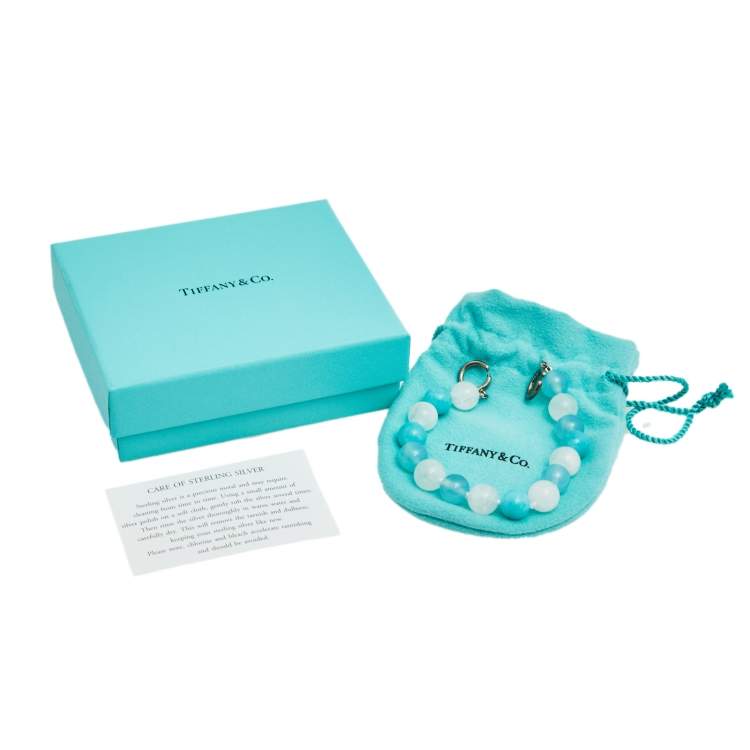 مملوكة مسبقًا Tiffany & Co. Paloma Picasso Gemstone Sterling Silver Bead Bracelet