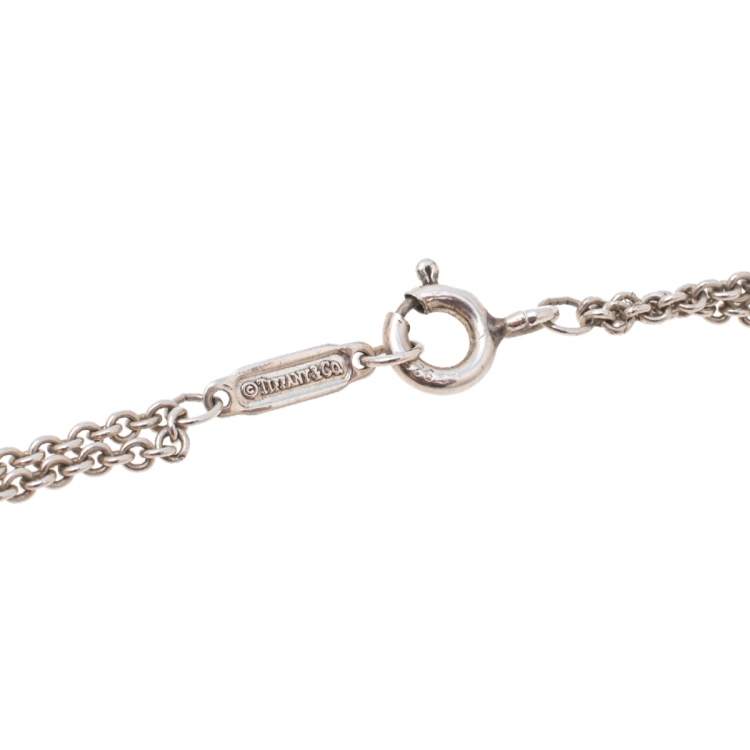 Pre Owned Tiffany & Co. Sterling Silver Infinity Pendant Necklace