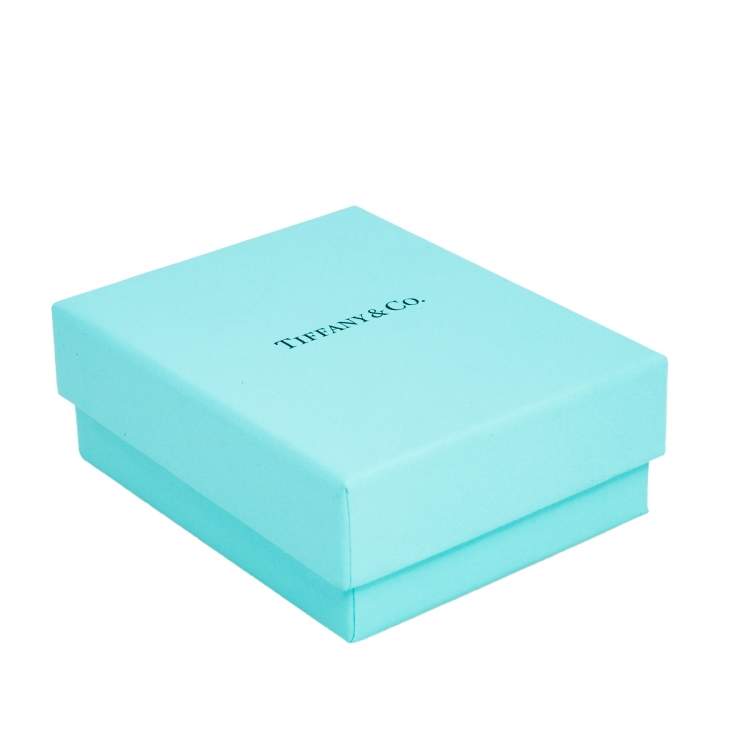 Pre Owned Tiffany & Co. Return to Tiffany Sterling Silver Mini Double Heart Tag Pendant Necklace