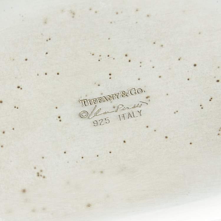 Pre Owned Tiffany & Co. Elsa Peretti Silver Heart Box