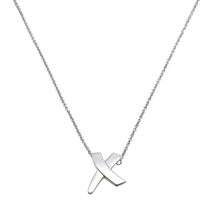 Necklaces & Pendants | Tiffany & Co. Atlas® X Pendant In Rose Gold With  Diamonds, Large * Stian Fjelldal