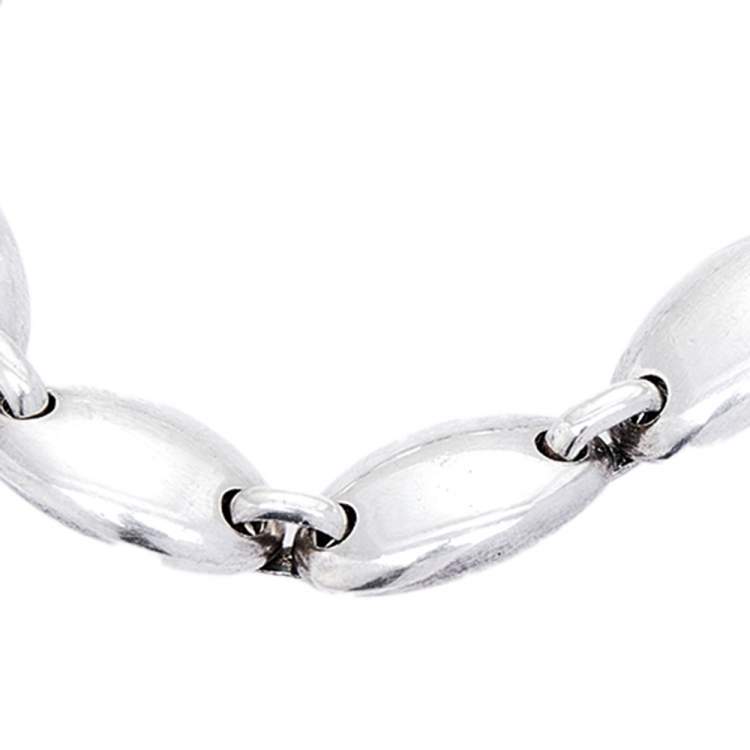مملوكة مسبقًا Tiffany & Co. Oval Link Sterling Silver Bracelet
