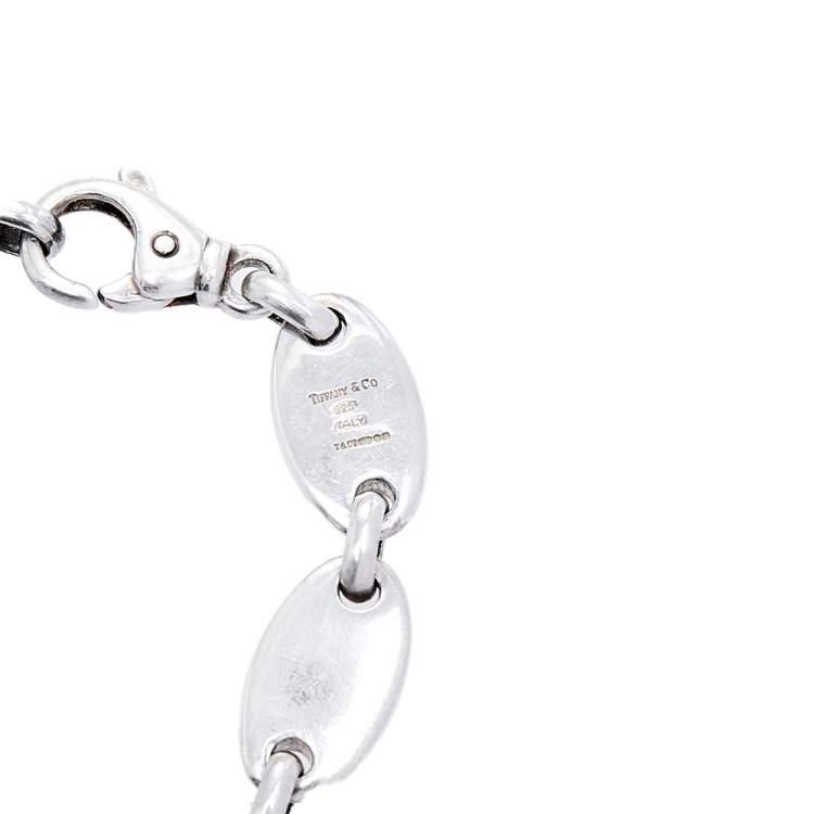مملوكة مسبقًا Tiffany & Co. Oval Link Sterling Silver Bracelet