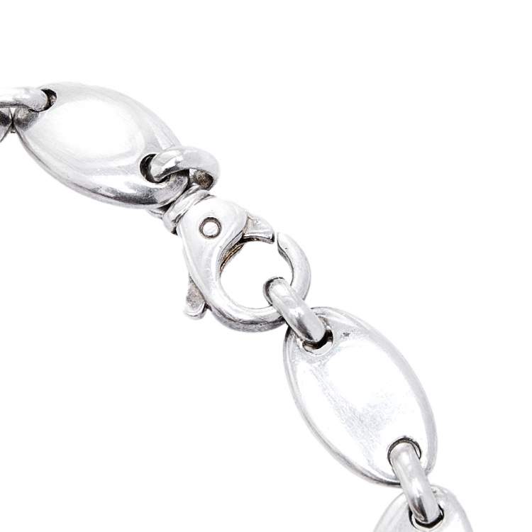 مملوكة مسبقًا Tiffany & Co. Oval Link Sterling Silver Bracelet