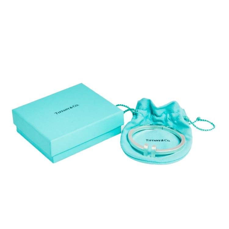 Pre Owned Tiffany & Co. T Square Sterling Silver Bracelet
