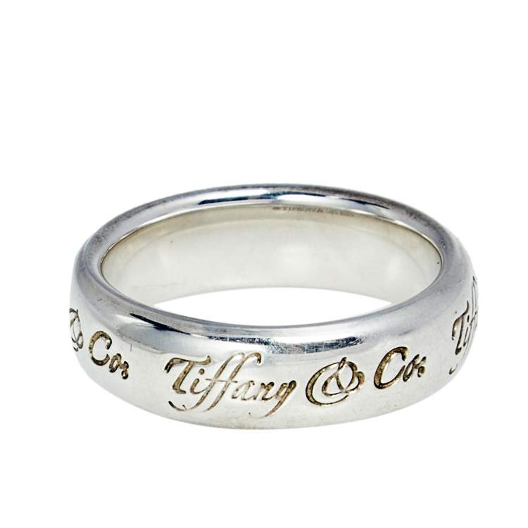 tiffany and co sterling silver band ring