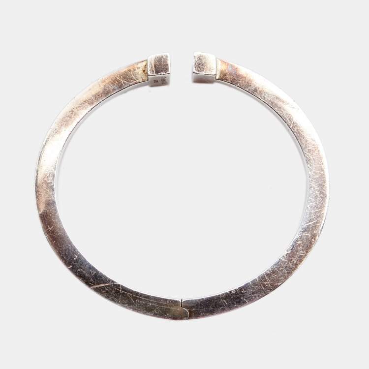 Pre Owned Tiffany & Co. T Square Sterling Silver Bracelet