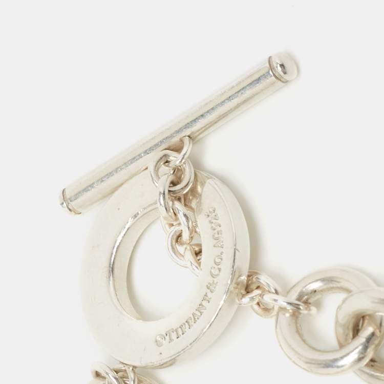 Pre Owned Tiffany & Co. Return to Tiffany Heart Tag Sterling Silver Chain Necklace