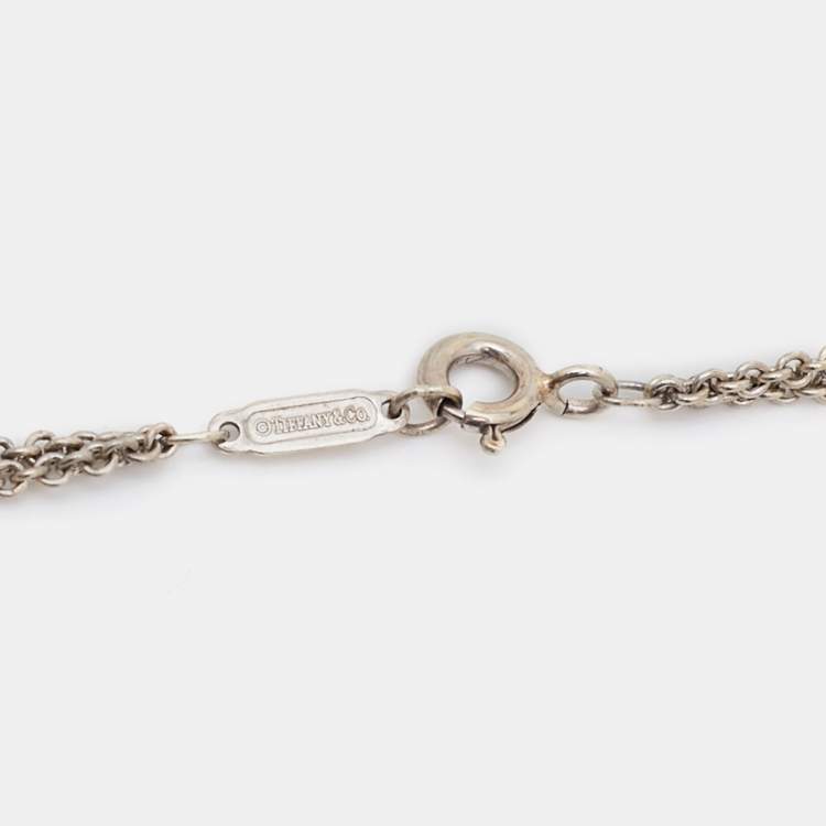 Pre Owned Tiffany & Co. Infinity Sterling Silver Necklace