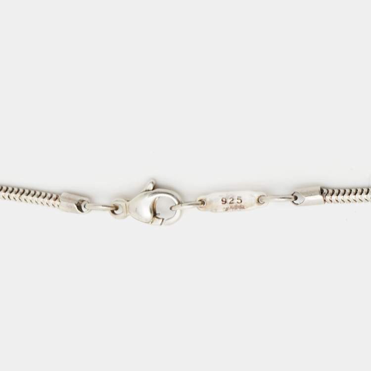 مملوكة مسبقًا Tiffany & Co. Cross Sterling Silver Pendant Necklace