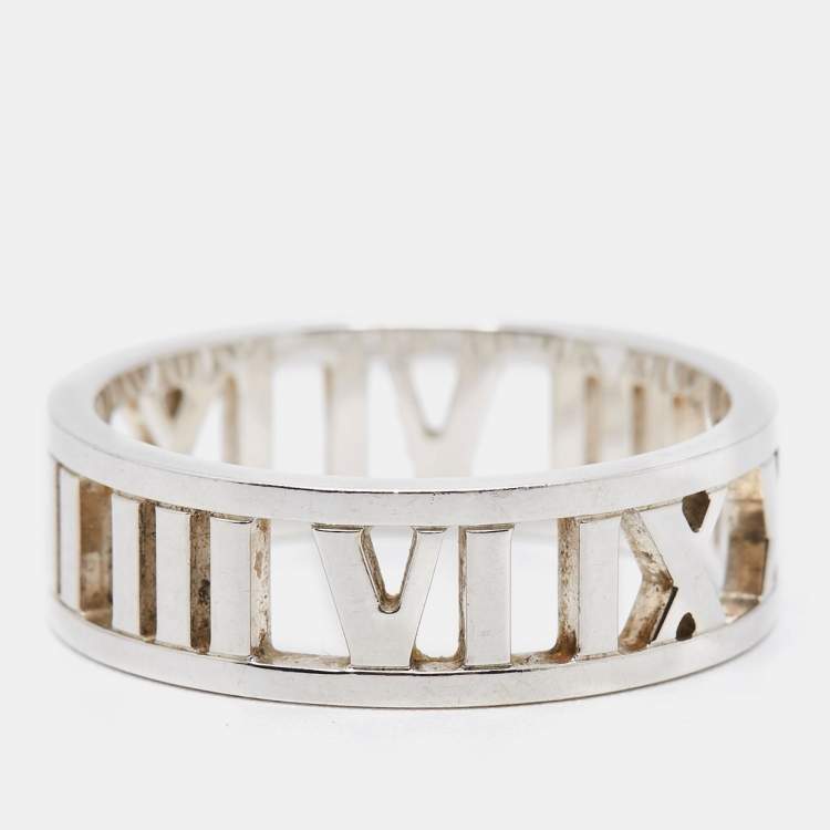 Tiffany & Co. Atlas Roman Numeral Ring