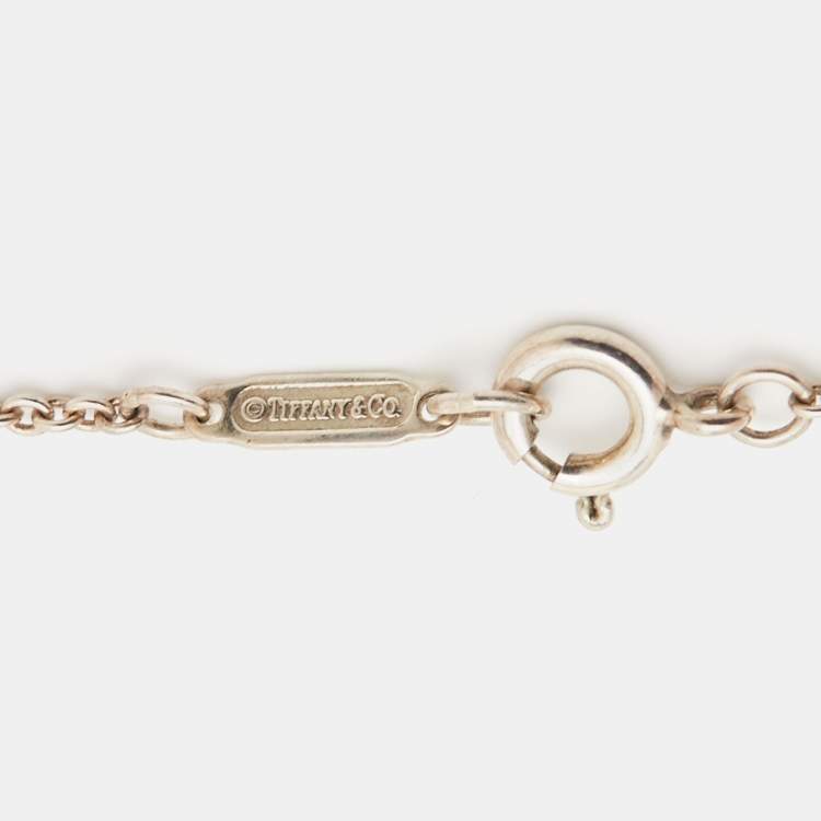 Pre Owned Tiffany & Co. X Sterling Silver Pendant Necklace