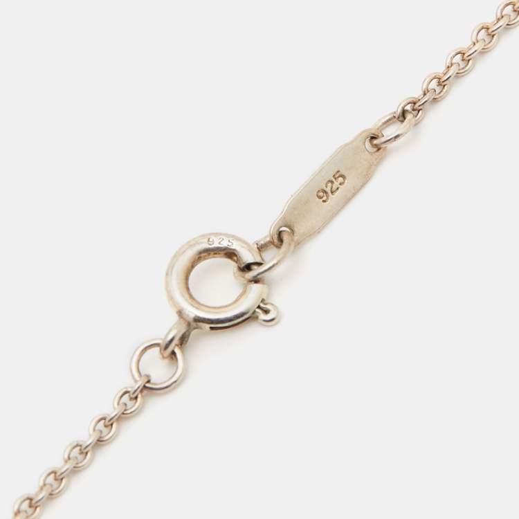 Pre Owned Tiffany & Co. X Sterling Silver Pendant Necklace