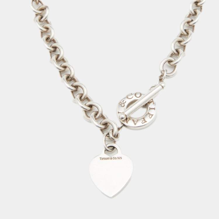 Heart toggle hot sale necklace tiffany