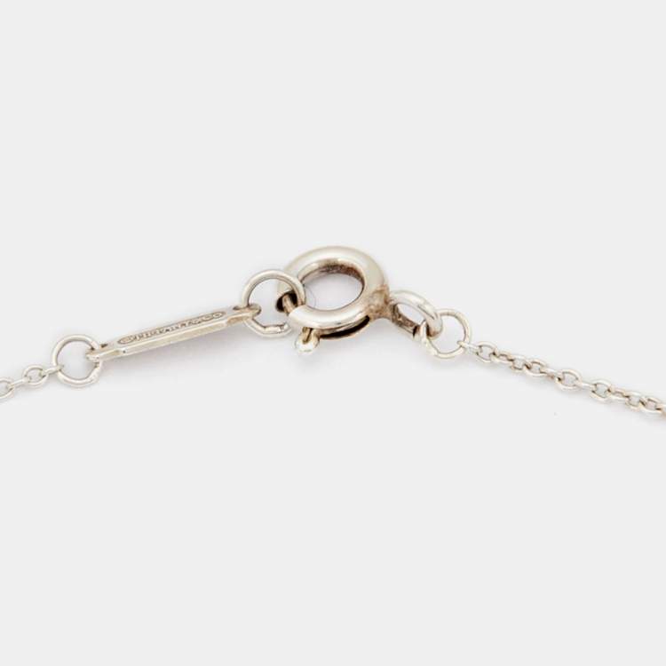 Pre Owned Tiffany & Co. Rubedo Horseshoe Sterling Silver Pendant Necklace